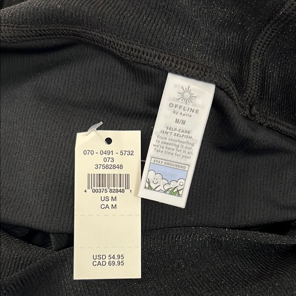 Aerie Black High-Waisted 7/8 Leggings - Picture 2 of 6